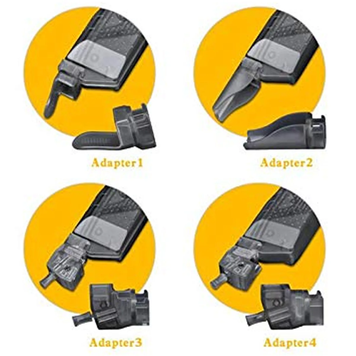 Cargador rápido airsoft 250 bolas – 4 adaptadores incluidos - imagen 4