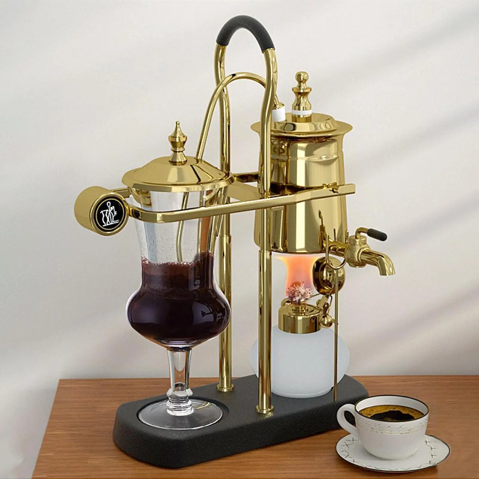 

Siphon Coffee Maker Belgium Brewing Machine for Camping Office Kitchen