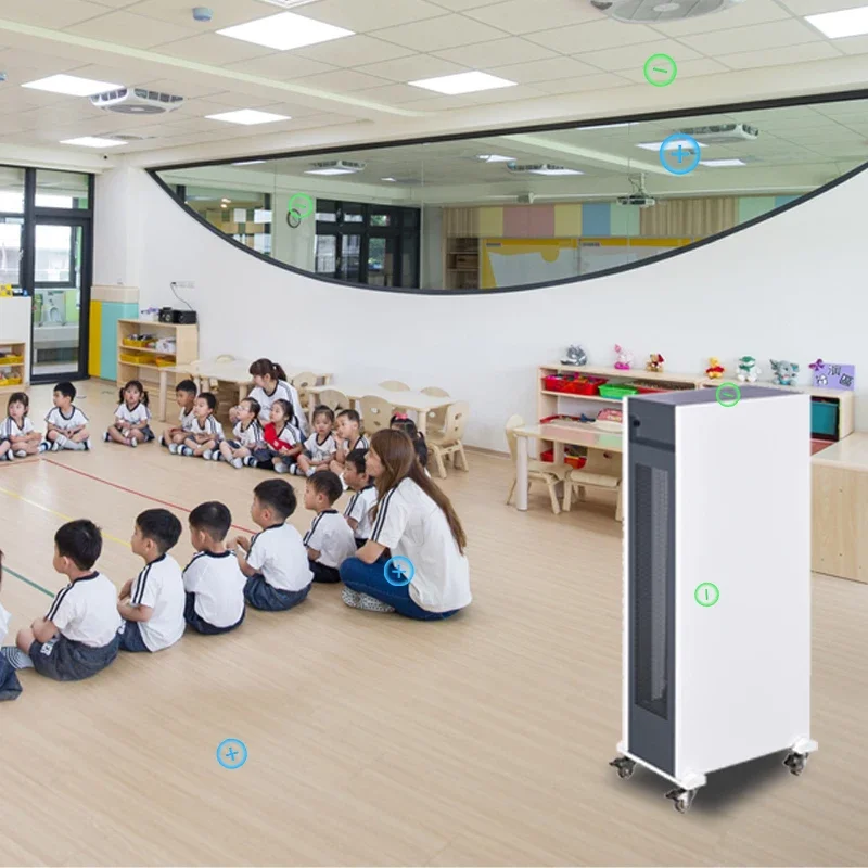 

Intelligent Purification Home Use Plasma Air Purifier Factory Medical Grade Air Purifier Movable Type