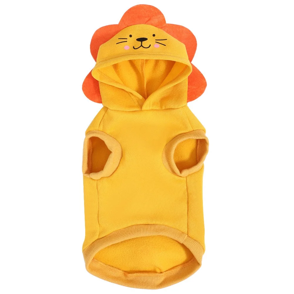 

Funny Animals Frog Cosplay Dog Hoodies Shark Lion Thicken Puppy Clothing Coat Comfortable Lovely Style Pet Dog Hoodie Spring