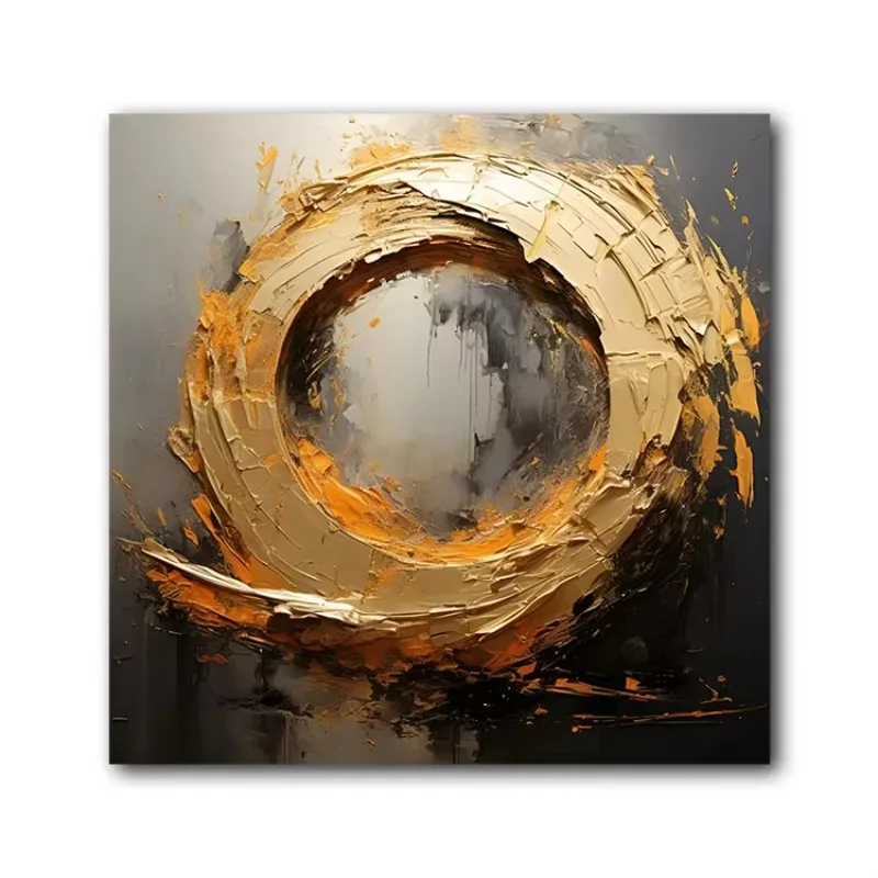

Handmade oil painting abstract texture mural art frame painting ready to hang home hotel decoration