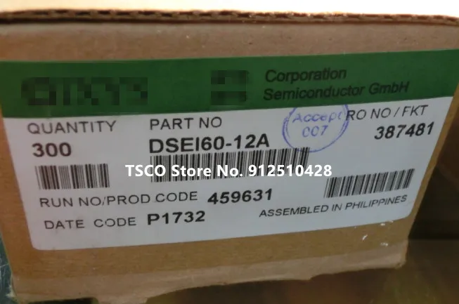 (10Piece） DSEI60-12A  DSE160-12A   100%New Original 60A 1200V （Fast Response Transistors）