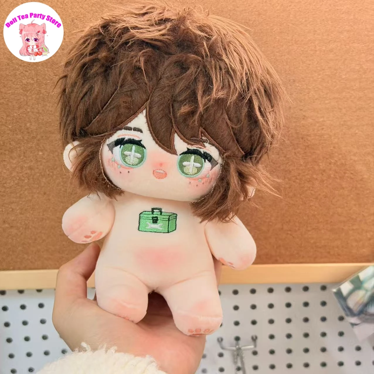 

20cm Anime Doujin Identity Ⅴ Cute Emma Woods Gardener Cotton Doll Body Dress Up Clothes Plush Stuffed Toys Birthday Gif