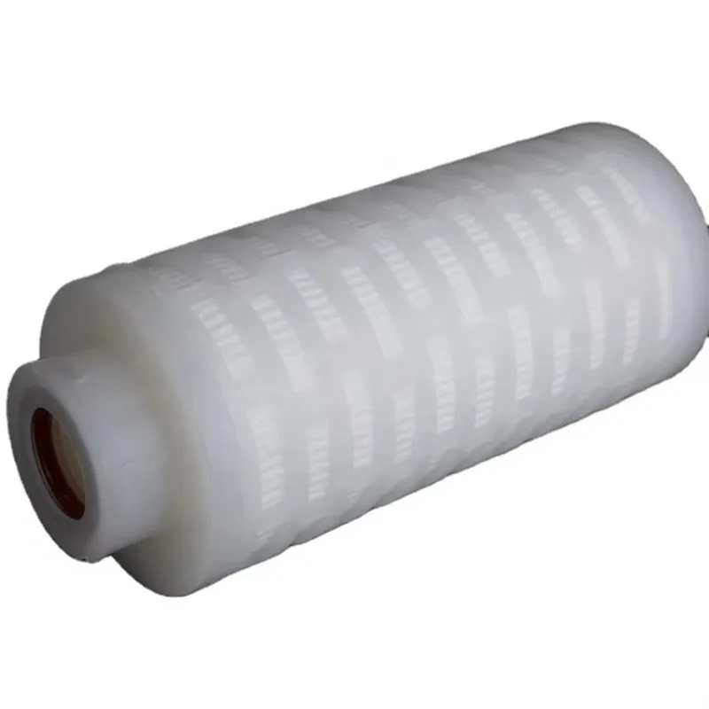 خرطوشة فلتر هواء PTFE Junior 0.22 ميكرون مسعور 5 بوصة PTFE فلتر صغير لترشيح الغاز المعقم