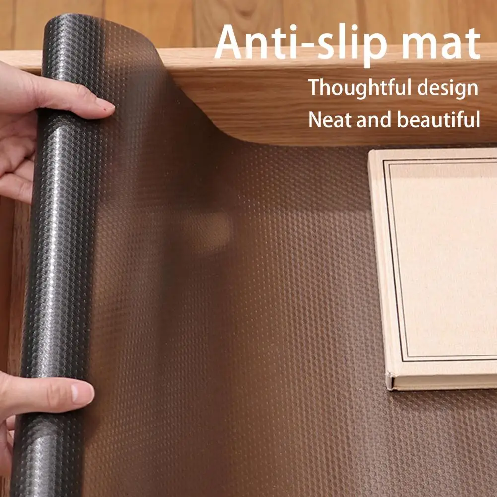 Drawer Mat Non-Slip Cut Freely Reusable Flexible Resist Stain EVA Non-Adhesive Oil-Proof Kitchen Cabinet Shelf Liner Mat