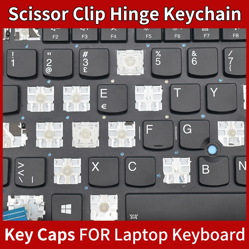 

Replacement For Lenovo Thinkpad X13 L13 Gen1 Gen2 Gen3 Gen4 S2 GEN7 Layout keyboard keycap hinge
