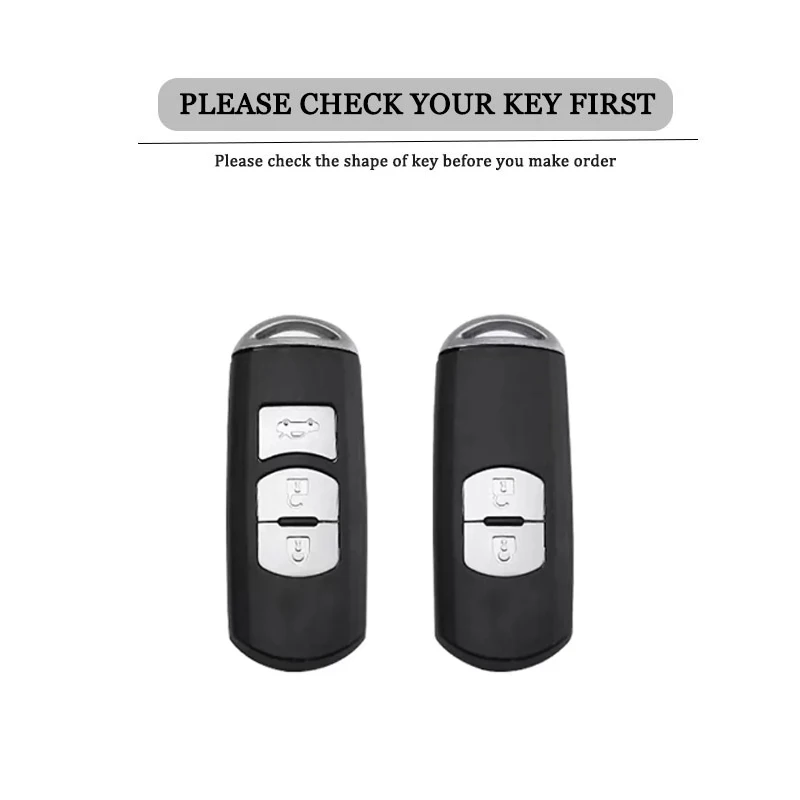 New TPU Car Key Case Cover Shell Protection For Mazda 2 3 6 Atenza Axela Demio CX-5 CX5 CX-3 CX7 CX-9 2015- 2019 Car Accessories view 2