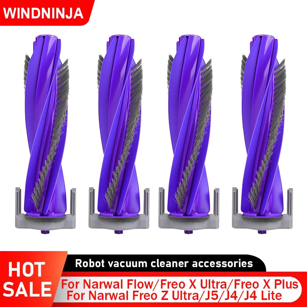 Hauptrollenbürste für Narwal J6 J5 J5X J4 J4 Lite Flow Freo X Ultra Freo X Plus Freo Z Ultra Freo Z10 Ultra Roboterstaubsauger Ersatzteil