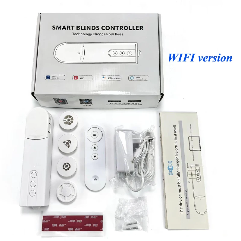 WLAN Smart Rollo-Motor Zigbee Elektrischer Vorhangantrieb mit RF-Fernbedienung Tuya APP-Steuerung Alexa Google Assistant Alice