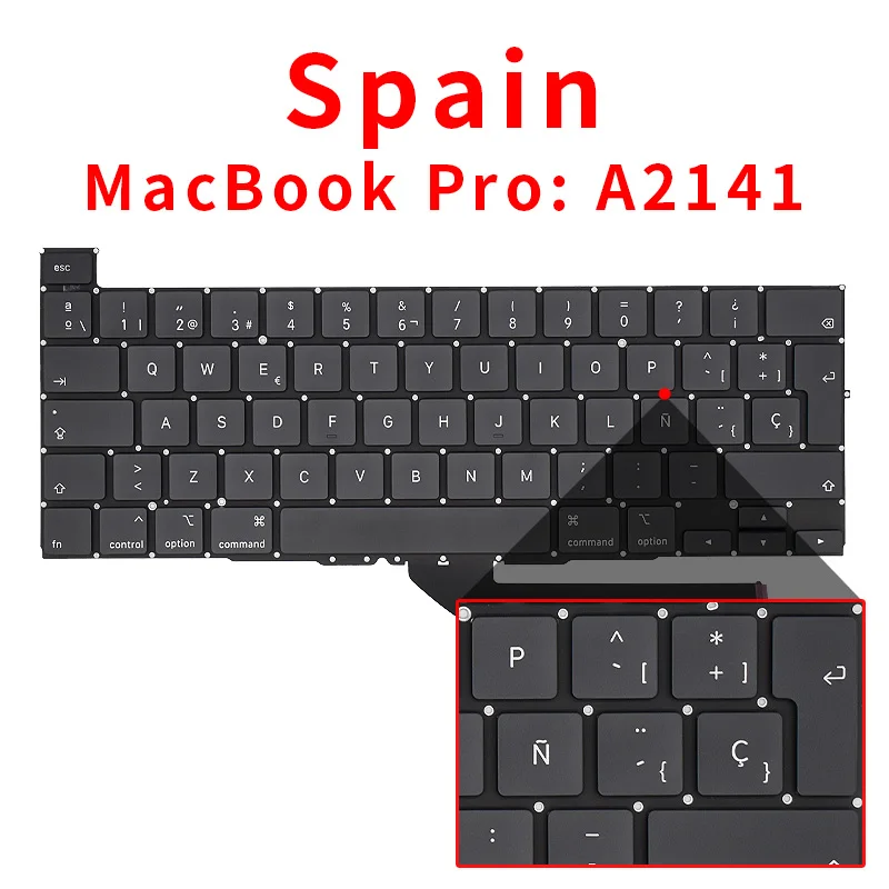 Laptop Keyboard For MacBook Pro Retina 16