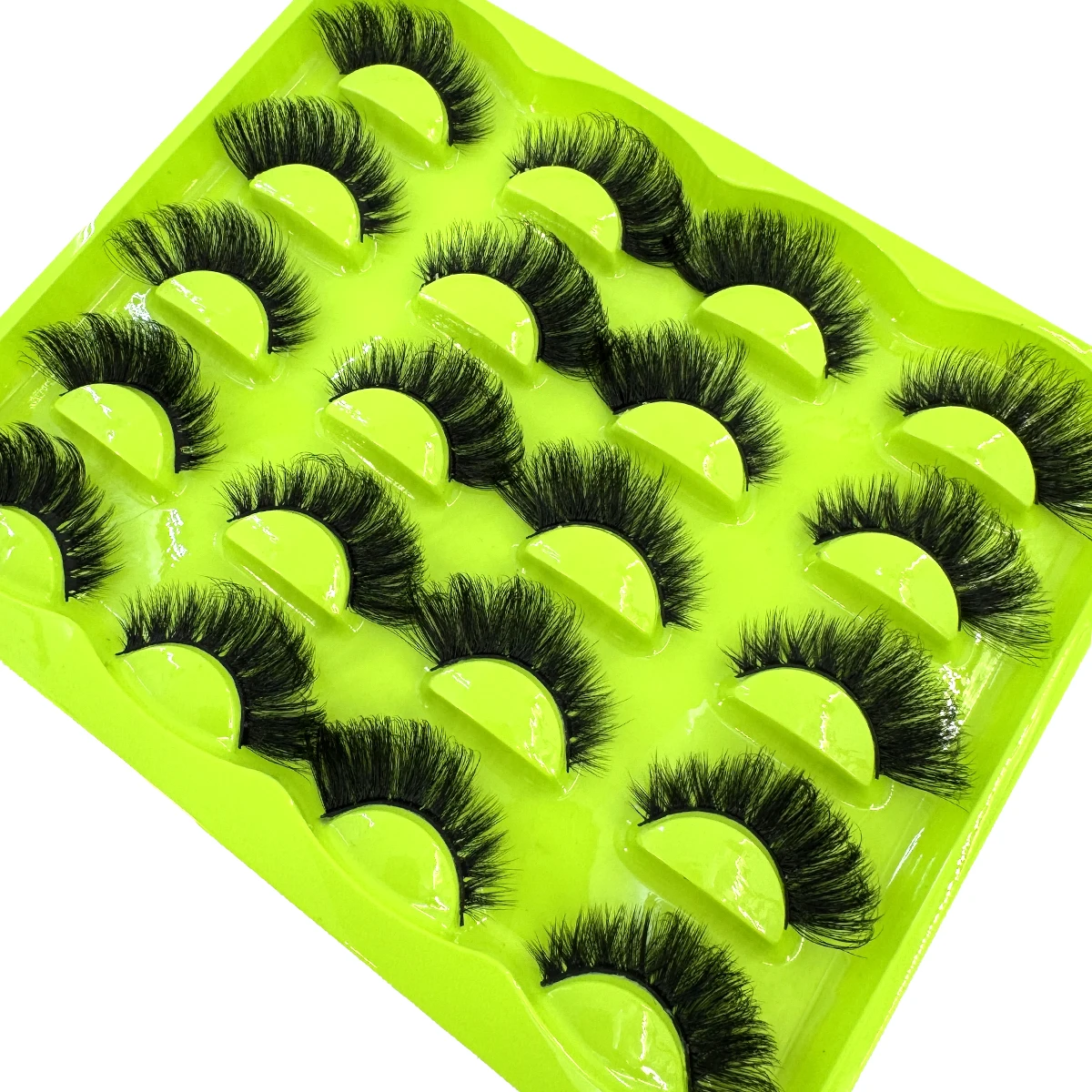 10 Pairs 3D Faux Mink Wispy False Eyelashes