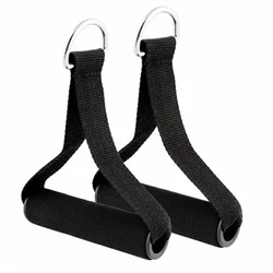 2Pcs of Professional Rope Grip Gym Exercise Resistance Bands with Anti Slip Handles Fitness Accessories