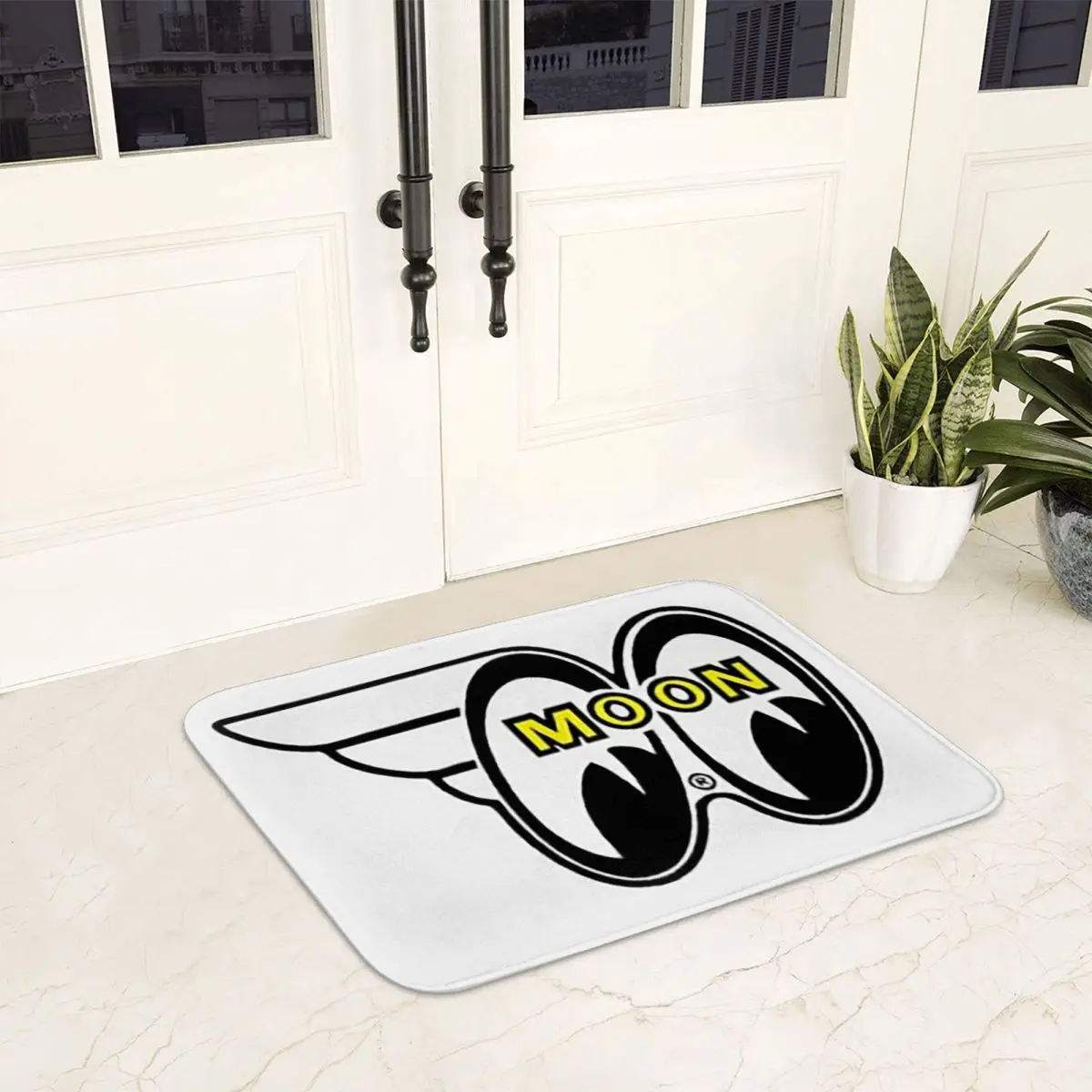 Mooneyes Fluffy Anti-slip Doormat Floor Mat Dust-proo Carpet Rug for Kitchen Entrance Home Bedroom Footpad Mats