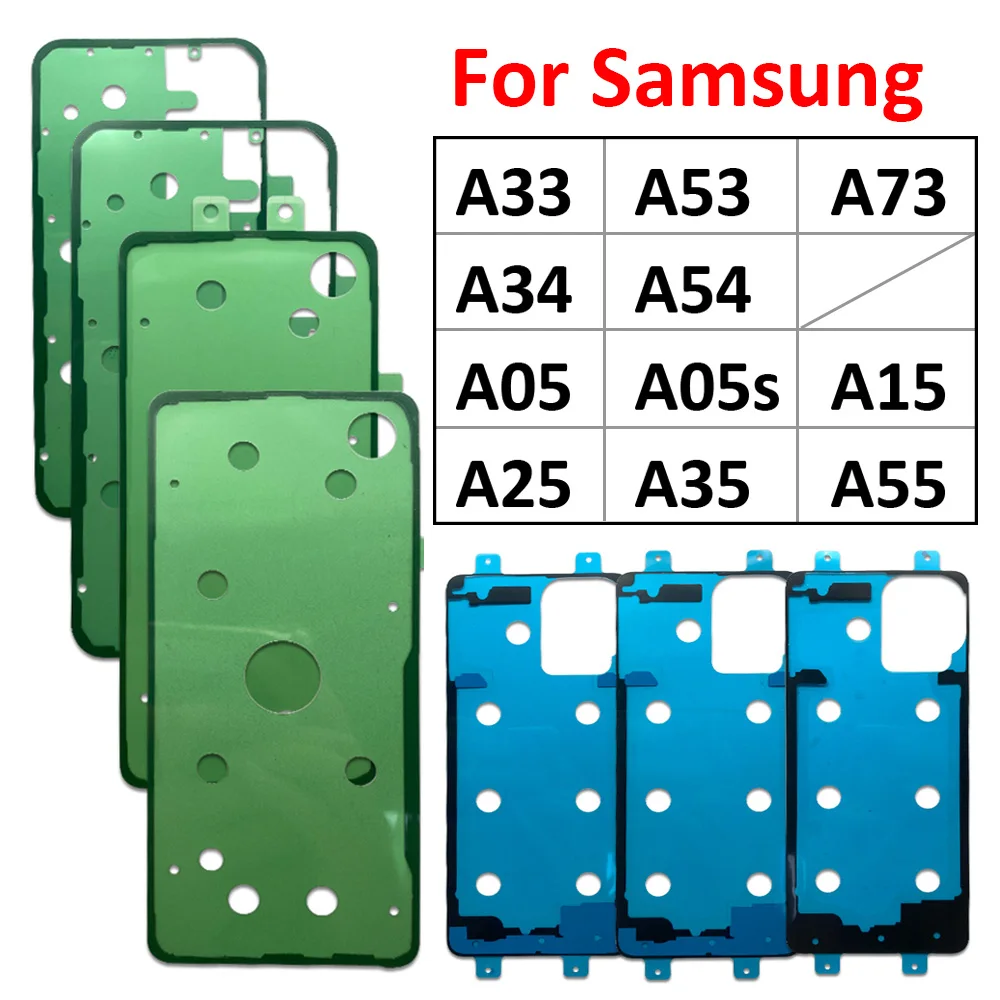 

Новинка для Samsung A33 A53 A73 A34 A54 A05 A05s A15 A25 A35 A55 4G 5G клейкая наклейка задняя крышка батарейного отсека клейкая лента
