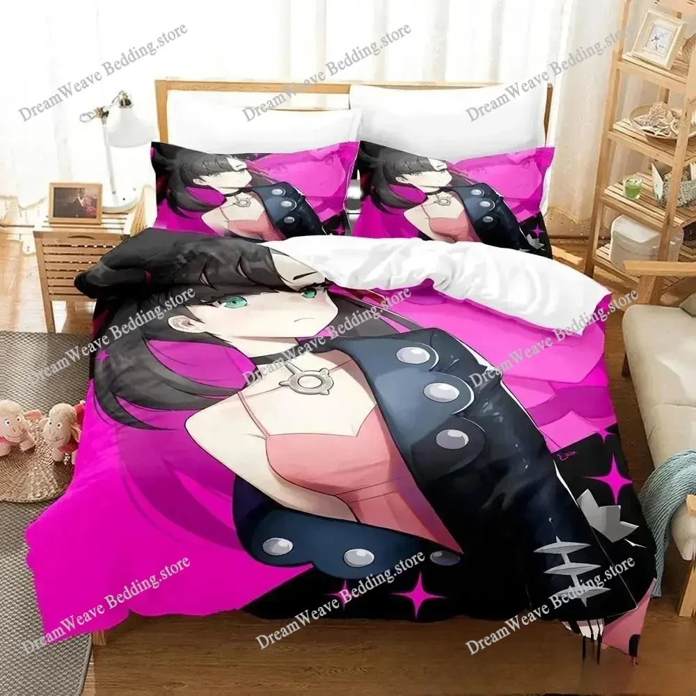 Juego de Ropa de Cama con Estampado 3D de Anime Marnie, Funda de Edredón, Juego de Fundas de Almohada, Edredón, Tamaño King y Queen, para Niños y Adultos, Textiles para el Hogar9