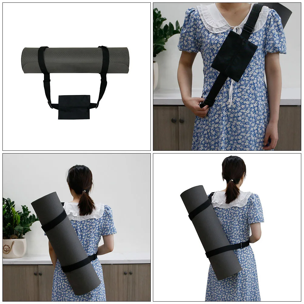 حزام سجادة اليوغا من TOVINANNA للحمل الآمن والتخزين في صالة الألعاب الرياضية وممارسة اللياقة البدنية #6