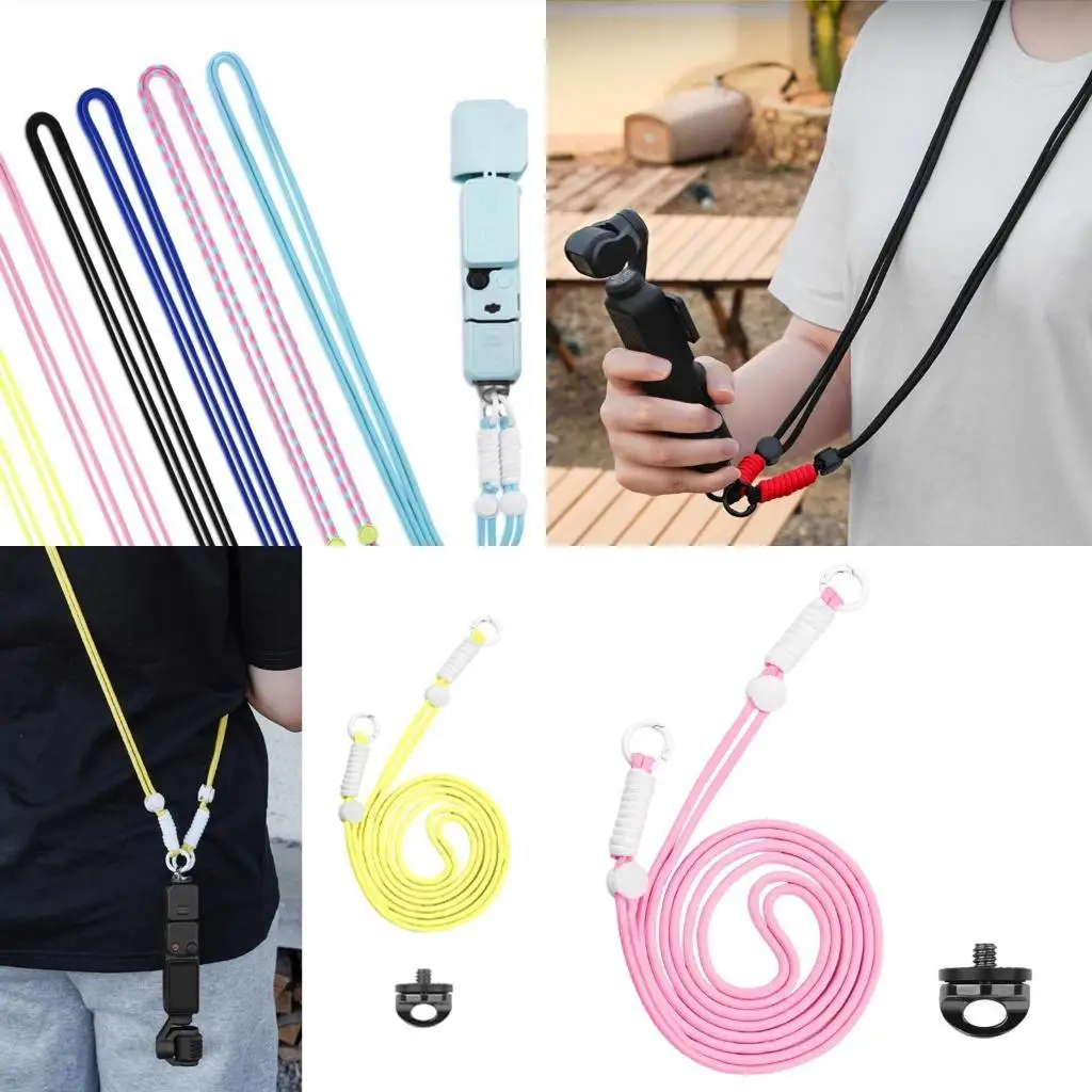 

Y1UB Action Camera Nylon Strap Hanging Lanyard Rope for Pocket 3