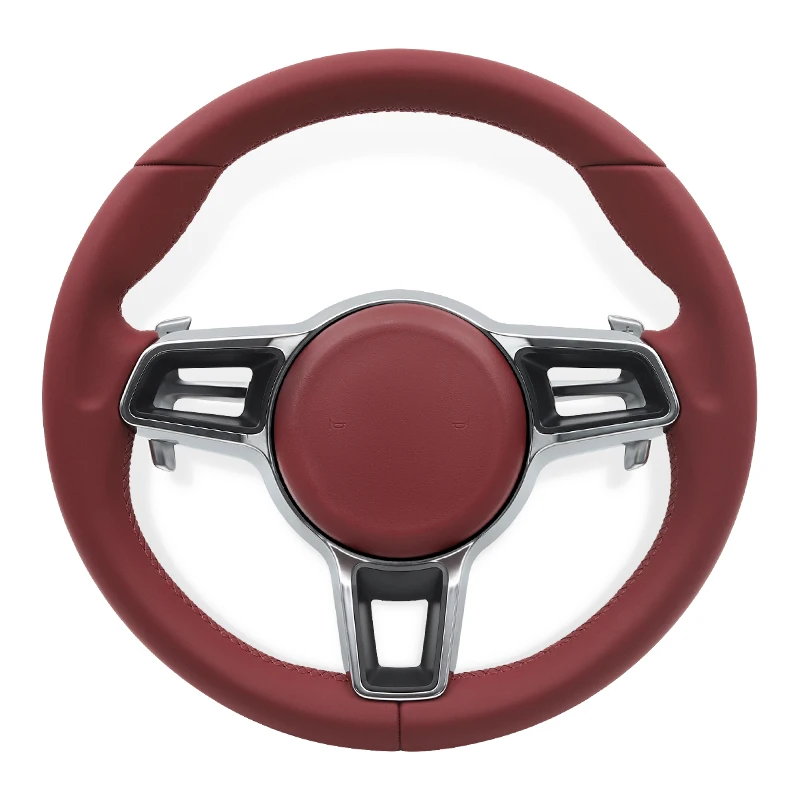 

Car Sport Steering wheel for Porsche Macan Cayenne Panamera Taycan 718 Cayman 991 992 911 Carrera GT2 GT2RS GT3 GT3RS GT3 RS GT4