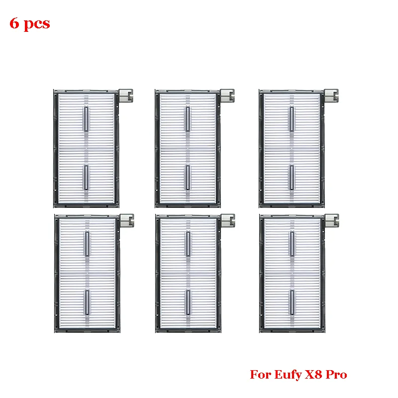 Voor Eufy X8 Pro Robot Zijborstel Hepa Filters Mop Doeken Mop Doek Rag Stofzak Stofzuiger Onderdelen Vervanging Accessoires