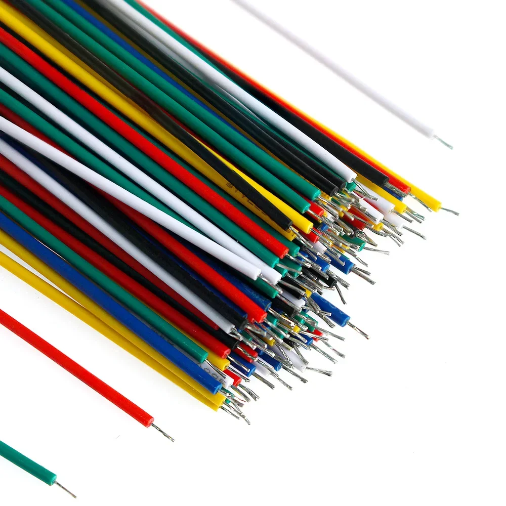 50-120pcs 26AWG 7.8cm Fly Jumper Cable,Tin-Plated Breadboard,PCB Solder Cable,1007-26AWG Tin Conductor Wires Connector Wire Diy