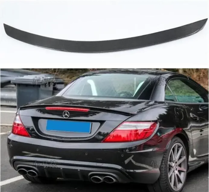 CARBON FIBER REAR TAIL WING TRUNK LIP SPOILER FOR Mercedes Benz SLK R171 R172 SLK200 SLK250 SLK300 SLK350 SLK55 2005-2019