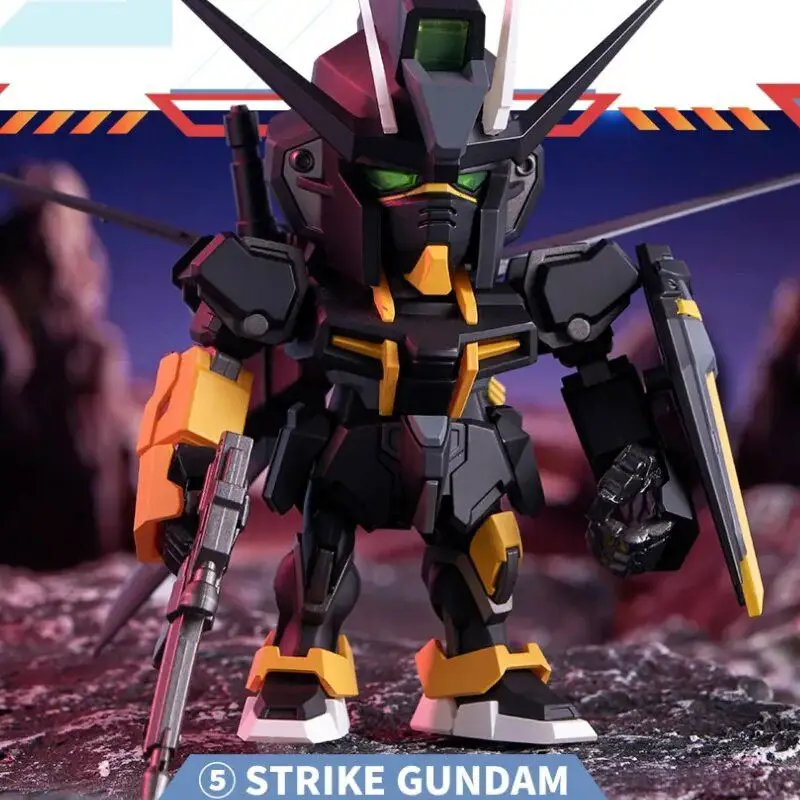 

Новая горячая новинка: коллекционная фигурка Bandai QMSV MINI STRIKE & DESTINY GD, игрушка-сюрприз в закрытой коробке, фигурка робота, украшение, подарок для мальчиков и коллекционеров, праздничные игрушки.