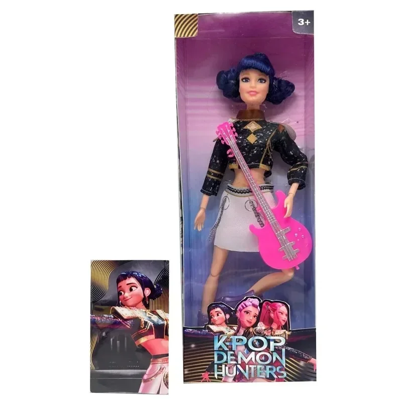 2026 ~ Kpop Demon Hunters Live-Action Figure Toy Rumi Mira Zoey Sussy Tema Canzone di luci colorate per i fan Regali di compleanno per bambini