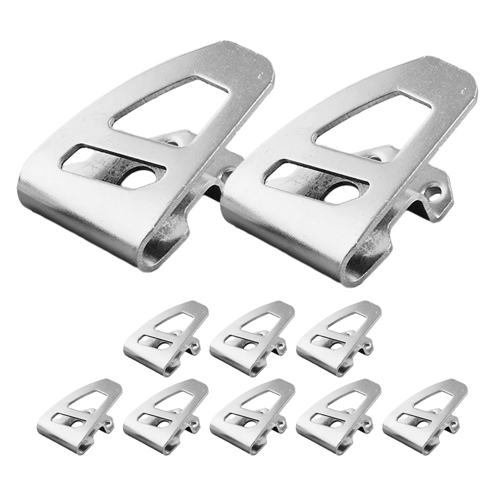 

10pcs Impact Drill Parts Steel Belt Hook Tape Measure Holder Hook for Drill Power Accessories