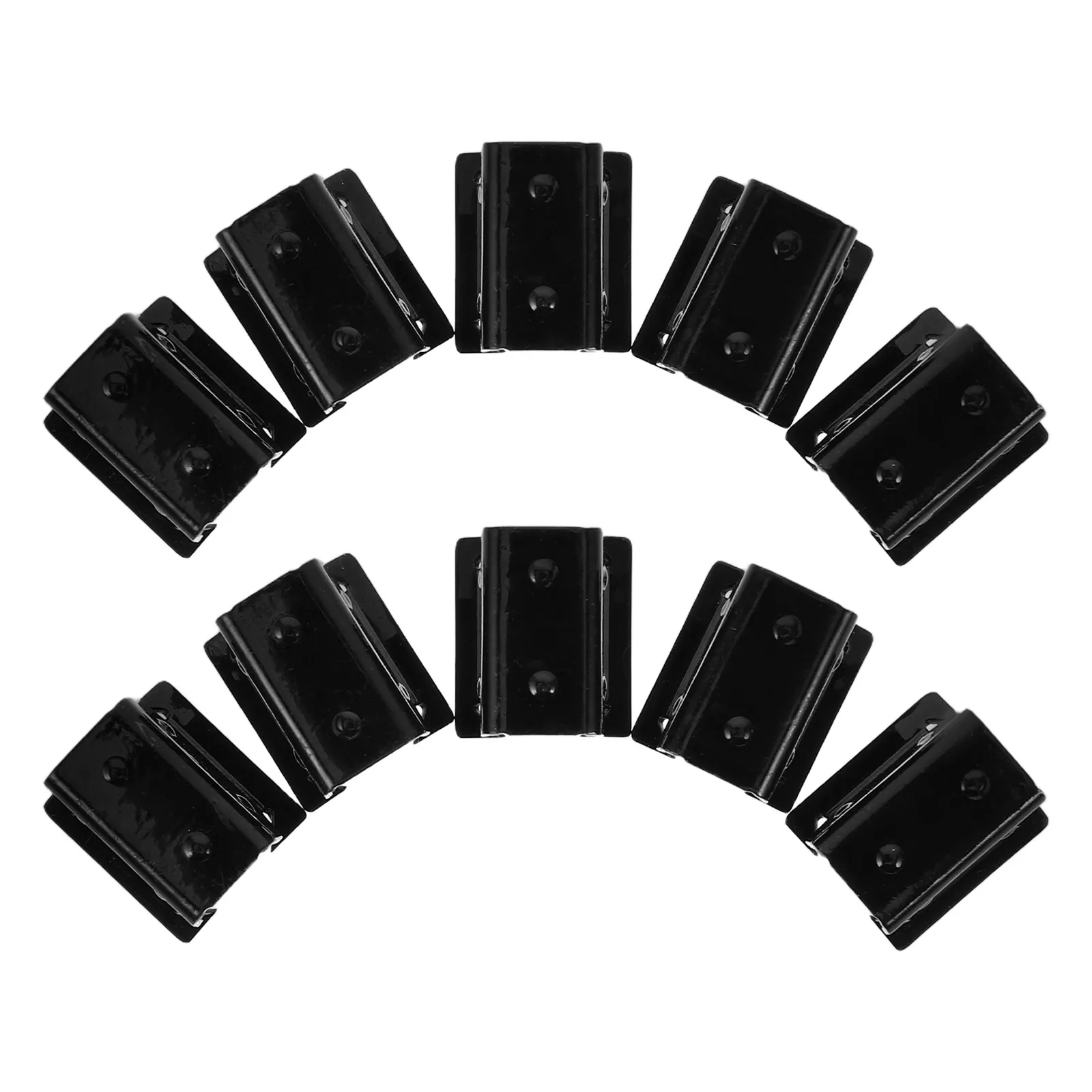 10Pcs Car Rain Gutter Clip Wind Deflector Channel Retaining Clip Vehicle Accessory Metal Automotive Part Rain Shield Fixing Tool