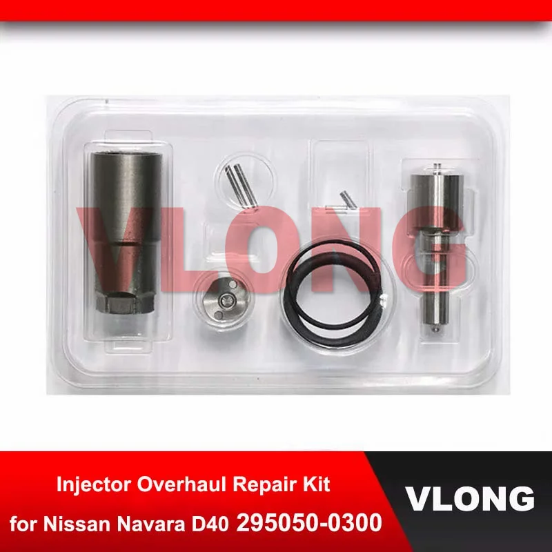 Diesel Injector Overhaul Kit For Denso NISSAN Navara D40 G3 Injektor Repair Parts 295050-0300 16600-5X00A 16600-5X00D 5X01A