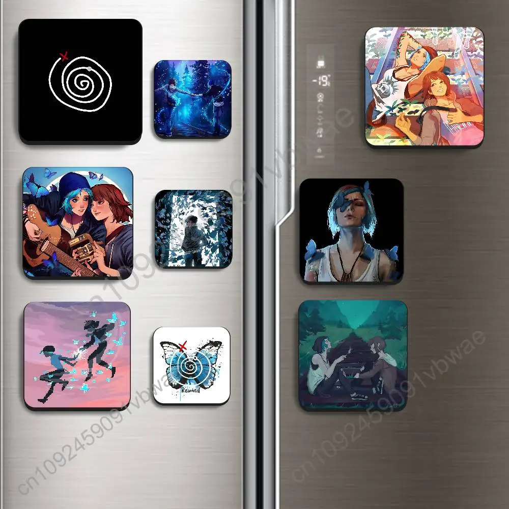 Art game L-Life is Strange BestSelling Refrigerator Magnetic Sticker Fridge Magnets Adhesive to Metal Surfaces Leaves No Residue