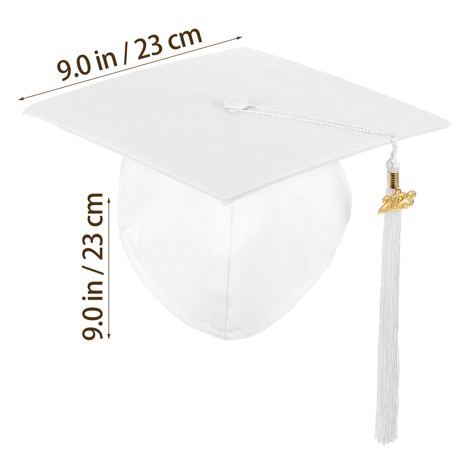 

2023 Graduation Cap Hat Party Favors Pink Decor Crafts Hats Polyester Supplies Student Men
