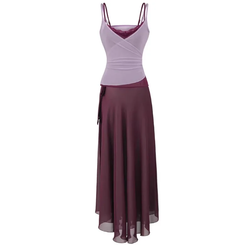 

Women High Waist Midi Mesh Skirt