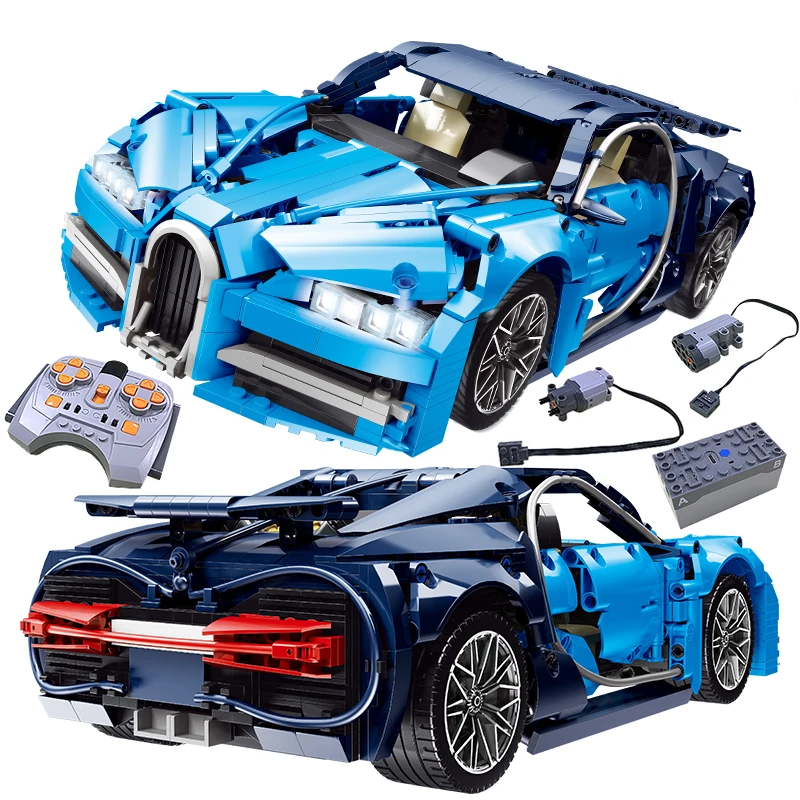 Technical Super Racing Series Sport Car Remote Control Moc Bricks Building Blocks Model  Children Toys Boys Gift For Best Friend