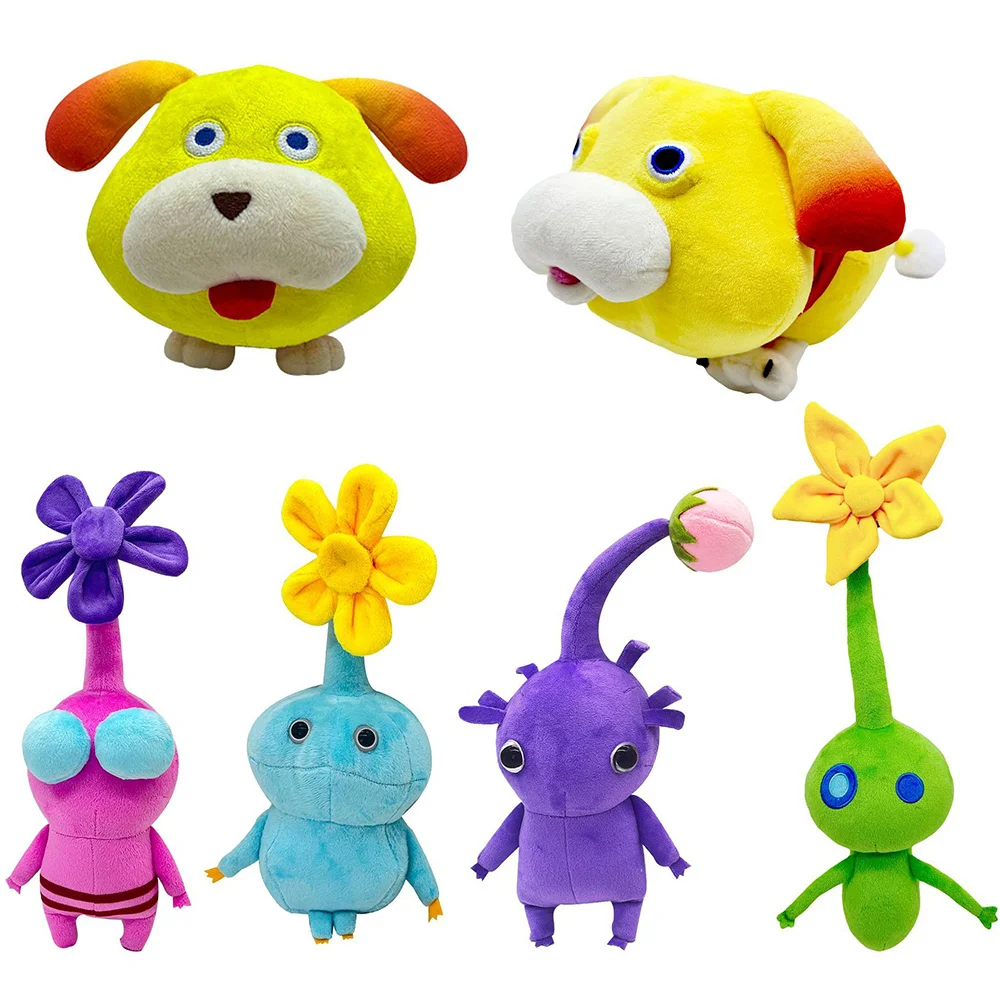 New Pikmins Stuffed Animals Rock Pikmins Plush Blue Pikmins Plushies Pikmins 4 Oatchi Plush Dog Doll Toy Plant