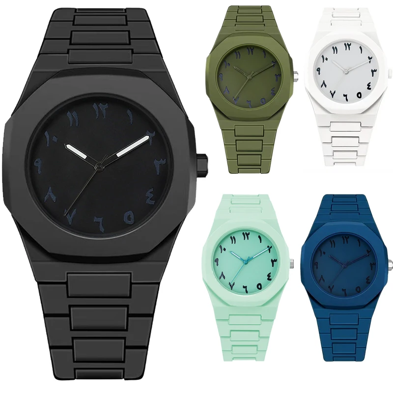 นาฬิกาผู้ชายใหม่โมเดิร์นสร้างสรรค์กีฬาและนาฬิกาออกแบบสร้างสรรค์ควอตซ์กันน้ํา Energy นาฬิกา G