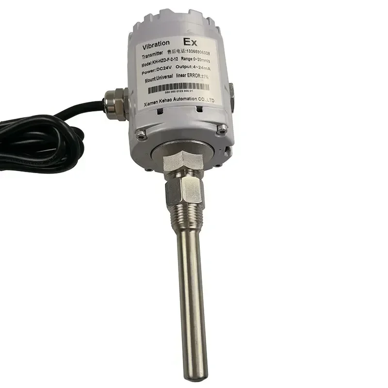 High Quality T5000 Vibration Transmitter Integrated Pump Motor Fan Intensity/Displacement Measured 4-20ma Vibration Sensor