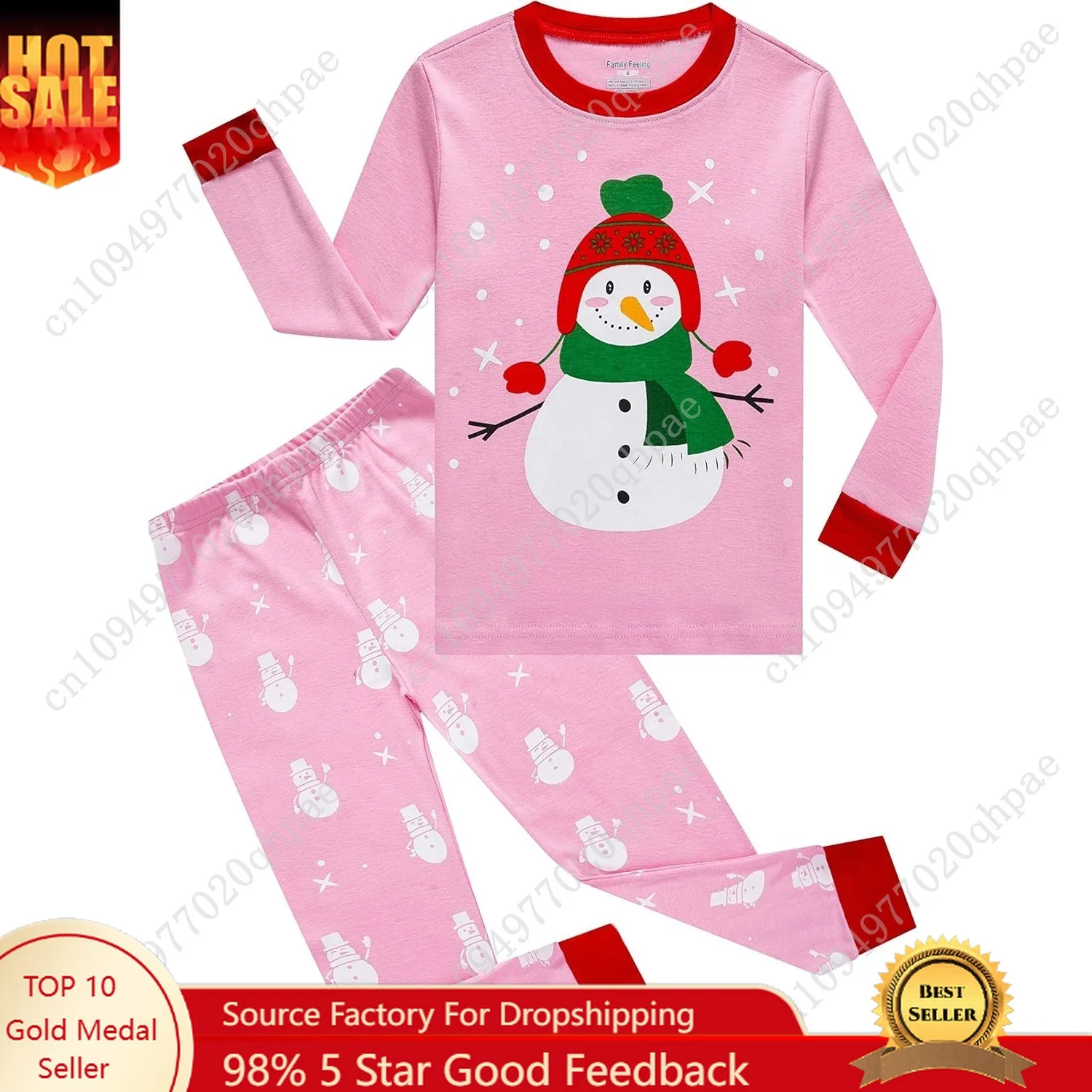 

Family Feeling Little Boys Pajamas Sets 100% Cotton Long sleeve Pjs