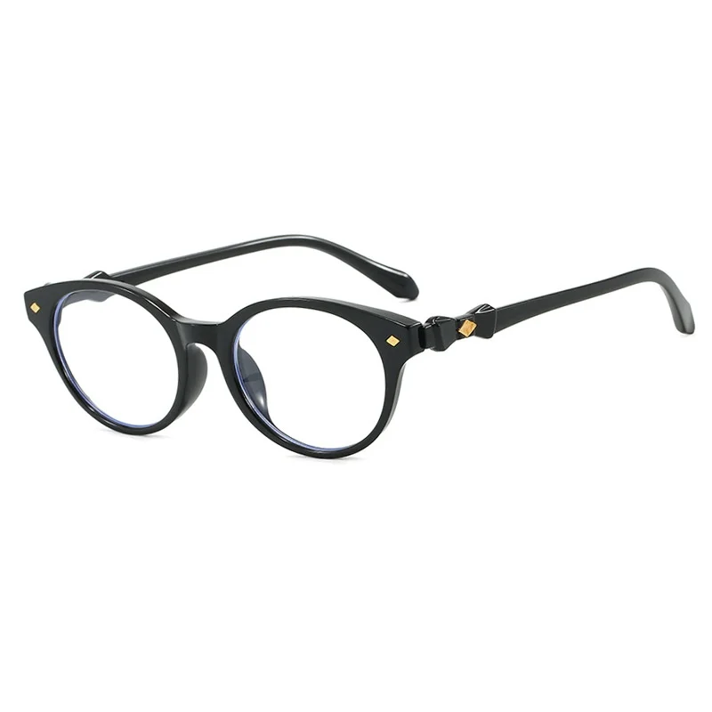 

Korean Style Fashionable New Oval Glasses Frame Literary and Trendy Decorative Women's Anti-Blue Light Glasses