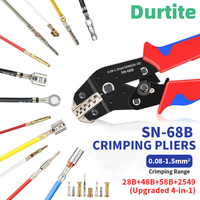 Ratcheting Crimping Plier for SM2.54/PH2/XH2.54/VH3.96/5557/5559/JST/Plug Spring Terminal Dupont Connectors Crimper Tool SN-68B