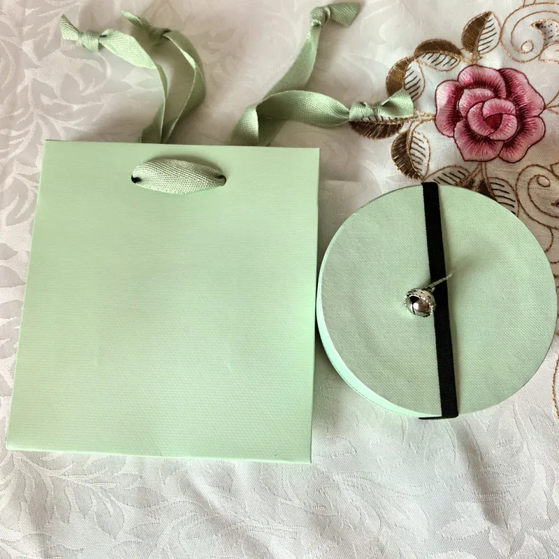 2 pçs encantos de alta qualidade brincos anéis colares pulseiras jóias presente caixa papel