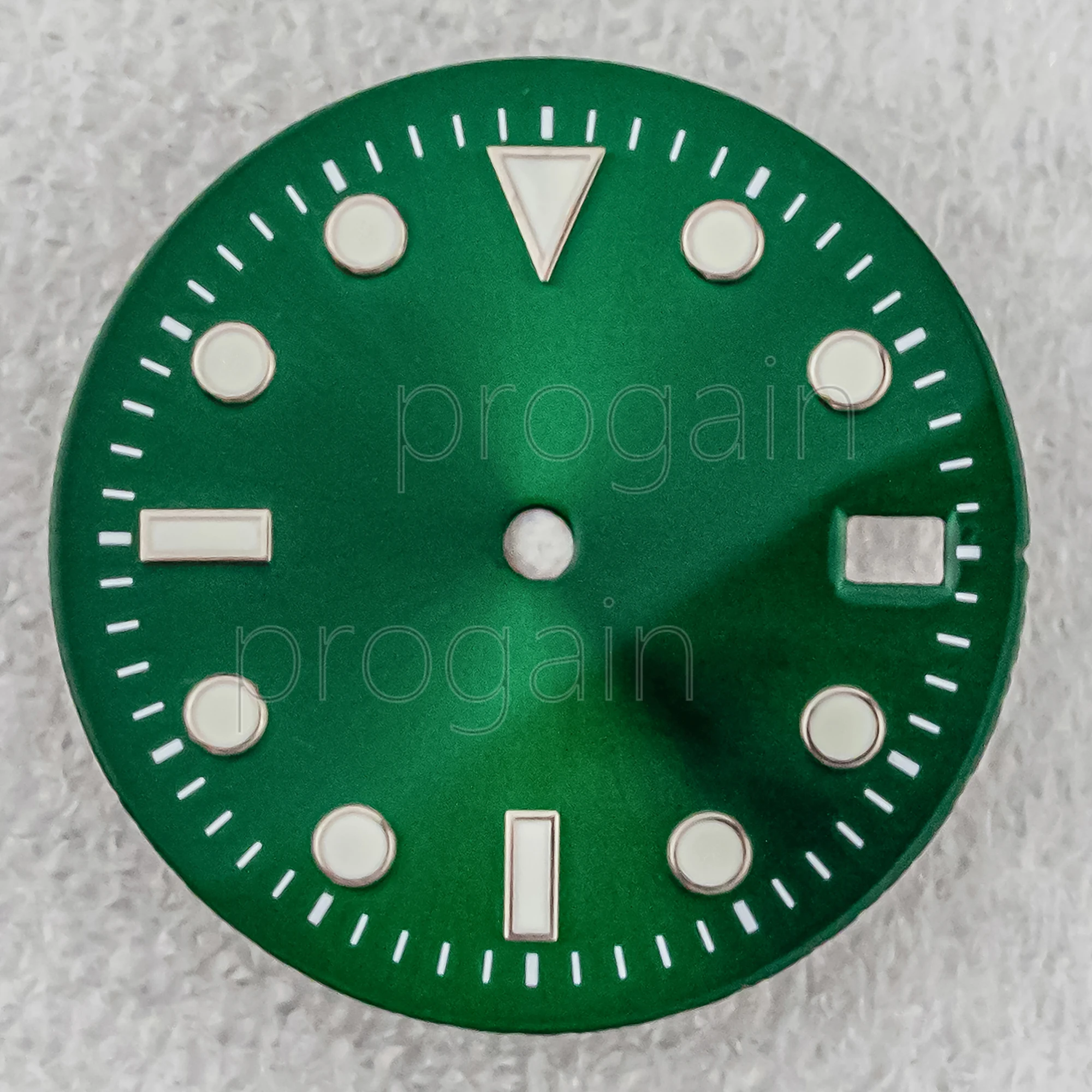 

NH35 Watch Dial Green Luminous Watch Dial 28.5mm Dial fit NH34 NH35 NH36 Movement SUB GMT Watch Dial
