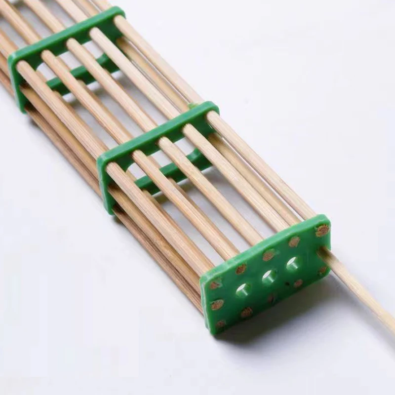 10Pcs Queen Bee Bamboo Cages Bee Isolation Transport Cage Longer Type Queen Bee Cage Suitable For Winner Honeybee Queen
