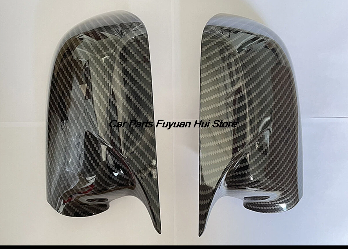 For Mazda 2 3 6 2003 2004 2005 2006 2007 2008 Rearview Side Mirror Cover Wing Cap Exterior Door Rear View Case Trim Carbon Fiber