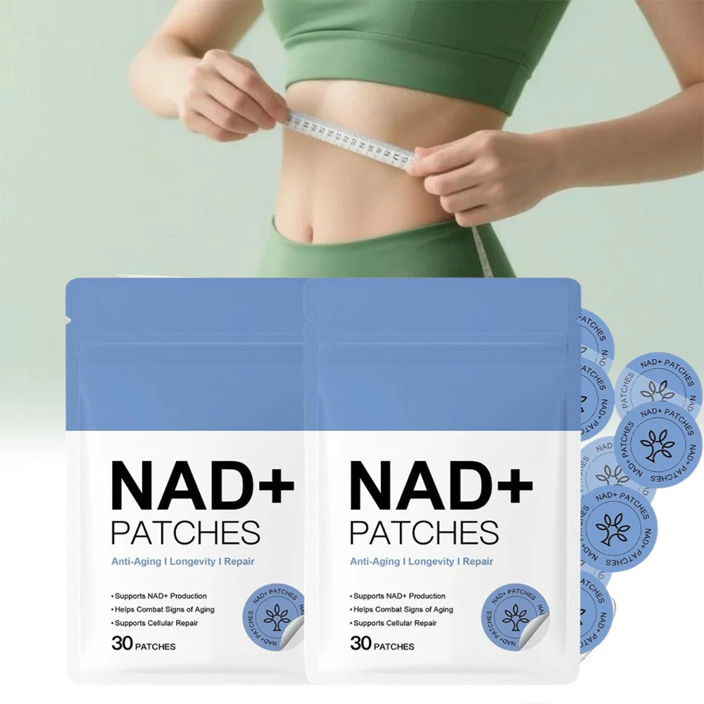 2026 Newest NAD+ Weight Loss Sticker - 1-10Bags 60Patches Natural Ingredients, Nourishing Soothing for Women Men Daily Body Care