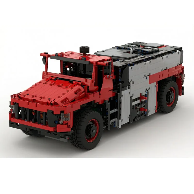 MOC-254978 Building Block Side-Loading Garbage Truck Model 2366 Pieces Children Educational Birthday Christmas New Year Toy Gift