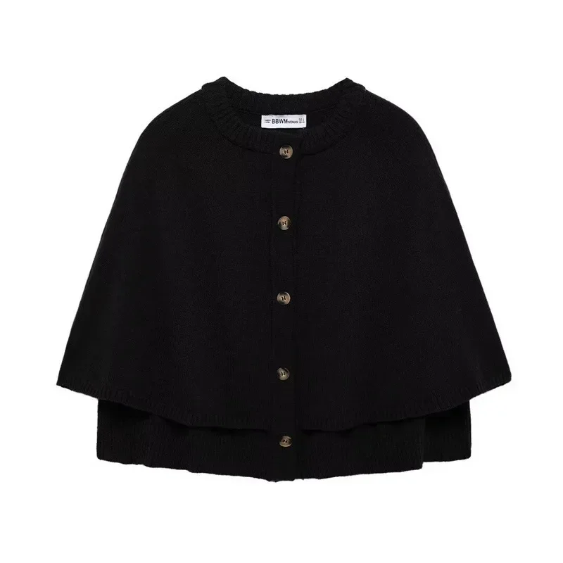 

Fashionable Casual Women's Knitwear Sweatshirt Autumn 2025 New Arrival Round Neck Short Jacket European Style