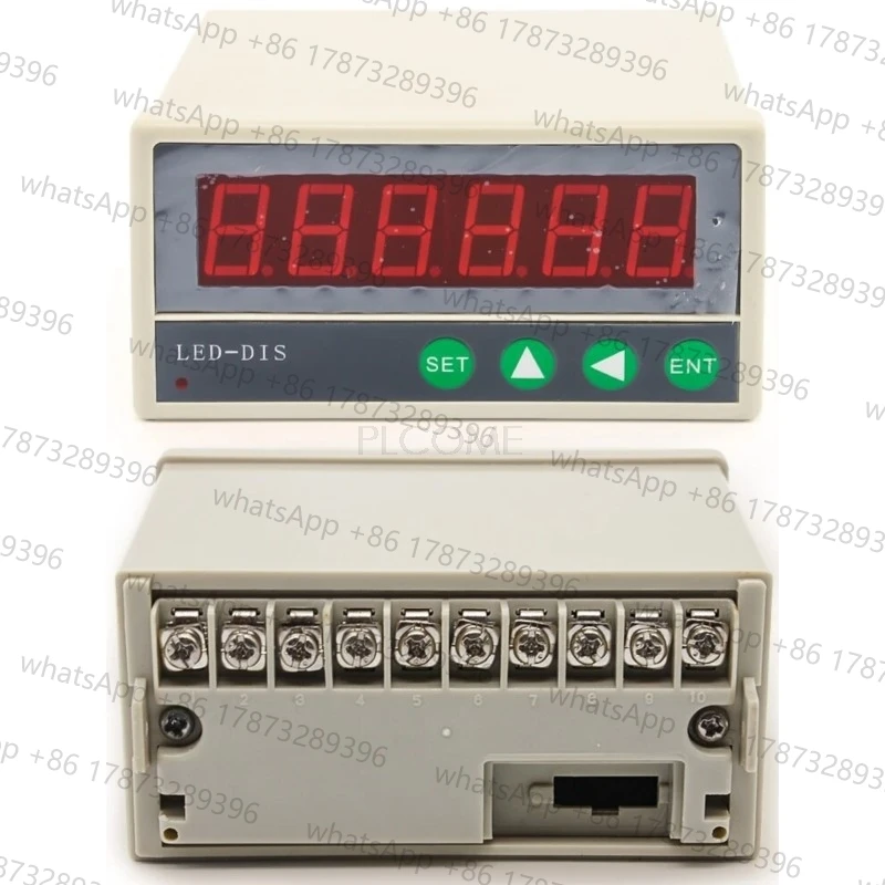 6 Digits 0.56 Inch LED Digital Display, RS485 MODBUS RTU Slave 93x45mm For PLC DC24V