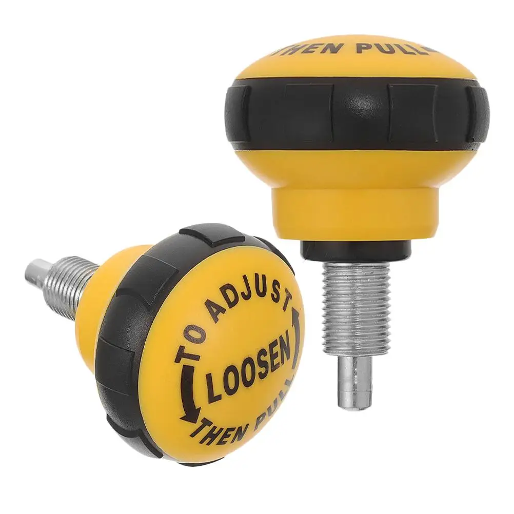 

2pcs Head for Weight Bench Spring Knob Replacement Pull Bike Pins Exercise Parts Fitness Gym Accessories Adjustable ABS