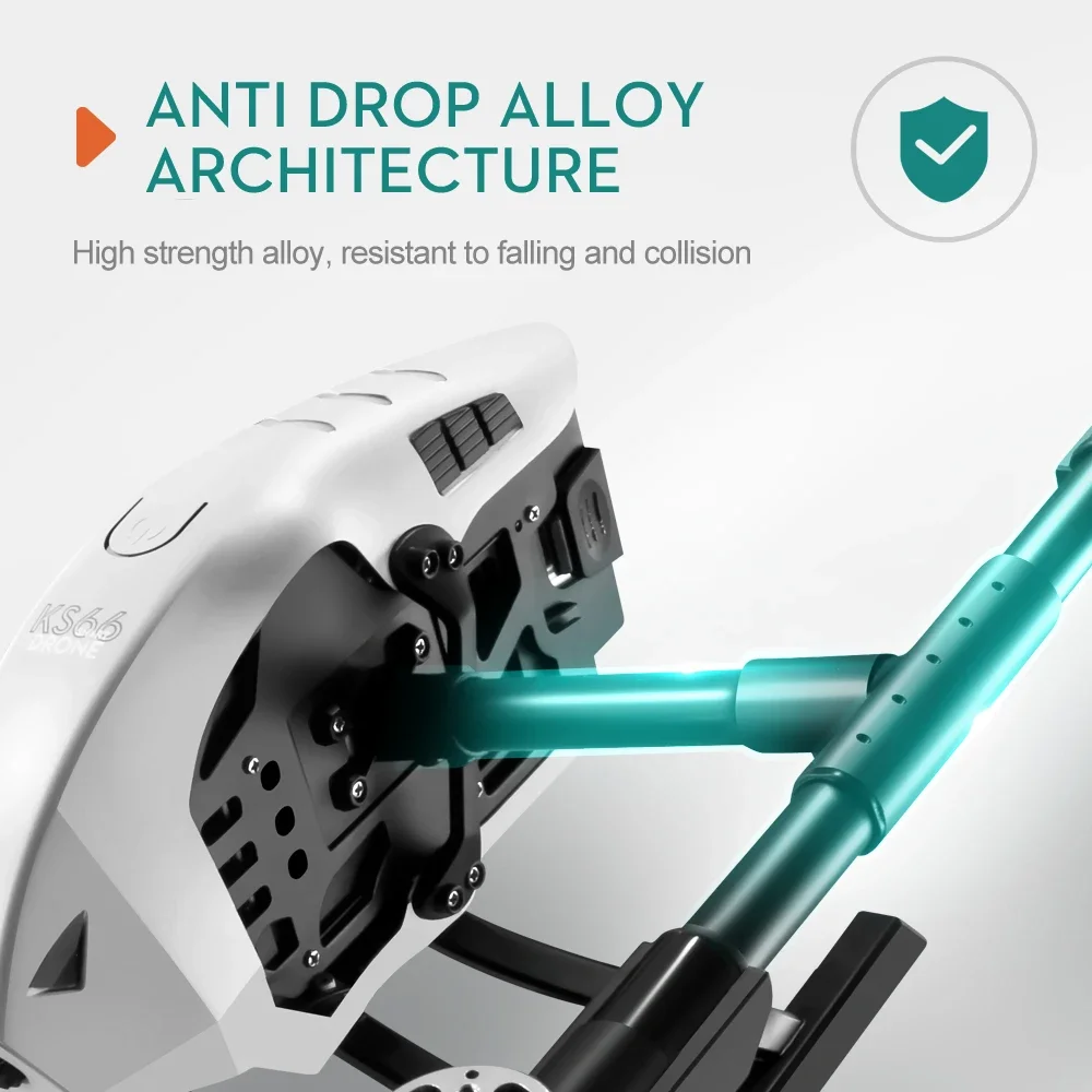 KS66 Mini UAV Professional 5G 4K HD Dual Camera Brushless Obstacle Avoidance Optical Flow Positioning Aerial Photography Gift